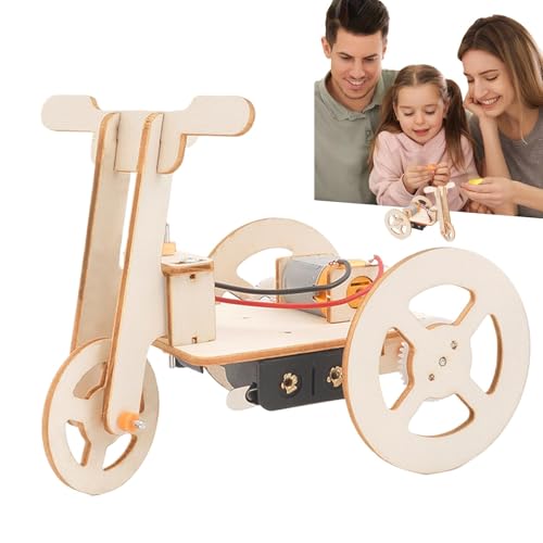 3D Wooden Puzzle, 3D Electric Tricycle Puzzle, Educational Teaching Aids, Perfect for Skill Development and Hands- Learning for Birthdays, New Year, and Easter 14.5x9x11cm von Wrohto