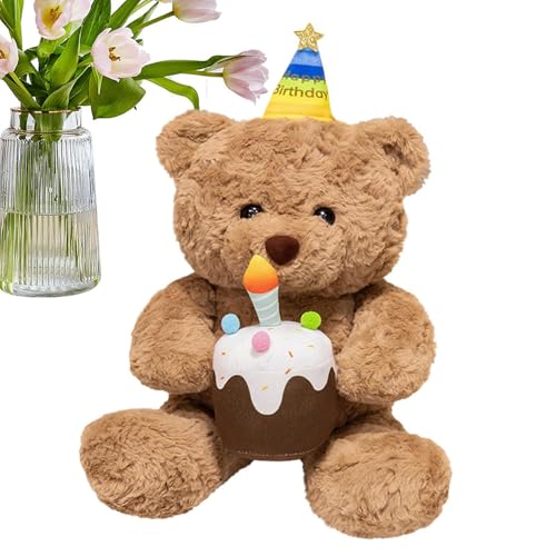 Bear Stuffed Animal Plush, Birthday Cake Bear, Stuffed Bear Plush Toy, Cute Snuggle Plush Bear, 15.75 Inch Plush Bear, Bear Plush Toy For Kids, Snuggle Bear Plush, Birthday Cake Plush Bear, Bear Sofa von Wrohto