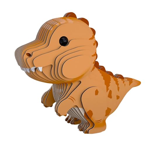 Dinosaur Puzzles for Kids, Jigsaw Stegosaurus Paper Toy Puzzles, Raptor Stegosaurus Animal Puzzle, Educational Learning Activity for Children Age 6 and, 9.2x3.8cm von Wrohto