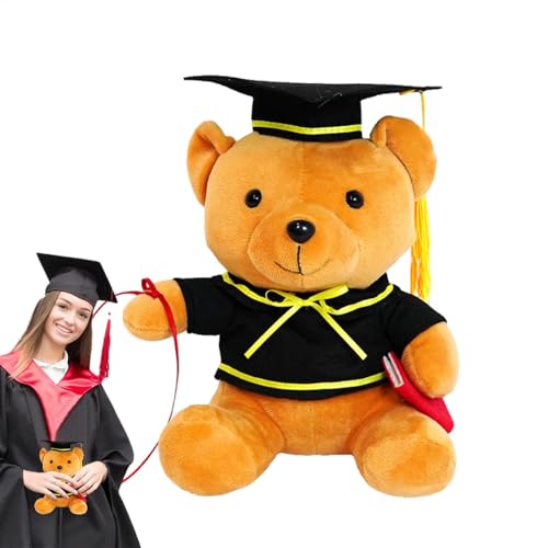 Graduation Bear Stuffed, Plush Graduation Bear, Graduation Plushie, Graduation Bear Doll, Commemorative Bear Plush, Cute Graduation Bear, Graduation Gift Bear, Brown Bear Plush Toy, Graduation Gift von Wrohto