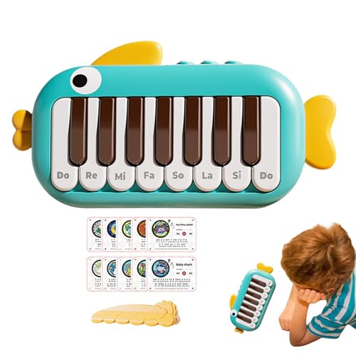 Pocket Piano, Portable Music Instrument for Trip, Keyboard Piano for Kids Beginners, Electronic Pocket Piano, Small Music Toys for Girls Boys, Ages 6+ Months, Travel Piano von Wrohto