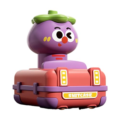 Push and Go Friction Powered Car, Cute Cartoon Stunt Vehicle, Safe Truck Toy for Children, for Birthday, New Year, Christmas, Easter, Fun Playtime Car, 4.02 inches von Wrohto