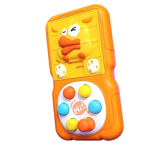 Quick Push Game, Handheld Press Game Machine, Fun Cartoon Fast Push Game for Kids Ages 3-12, Interactive Toy that Exercises Reaction Ability and Improves Concentration, Perfect for Travel and Home Pla von Wrohto