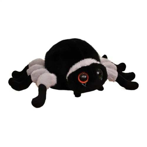 Spider Plush Toy, Simulation Cute Spider Animal Throw Pillow, Decorative Halloween Cushion Pillow, Soft Plush Pranks Stuffed Toys for Kids and Adults, Fun Halloween Decor and von Wrohto