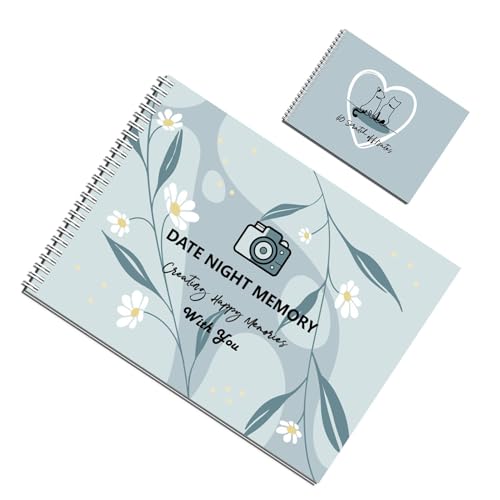 Wrohto -Creative Date Night Scratch Off, Scratch Off Date Night Journal, Unique Ideas Date Night Game Scratch Souvenir Journal Perfect for Couples About 29x21x1.2cm/11.42x8.27x0.47 Inches von Wrohto