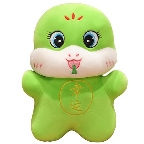 Wrohto Snake Stuffed Animal, 11-Inch Snake Plush, Year of Snake Plush, 3D Snake Stuffed Toy, Chinese New Year Snake, Soft Snake Plush Doll, Snake Plush, Festive Snake Toy, Snake Mascot 2025, Pl von Wrohto