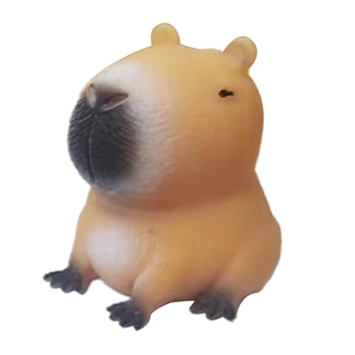 Wrohto The Popular Capybara Squeeze, Squeeze Capybara, Funny Capybara Sensory Toys, Cartoon Animal Fidget Toys for Stress Relief, Cute Quick Rebound Toys for Kids and Adults von Wrohto