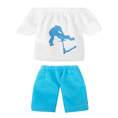 WuLi77 Mini-Fingerspitzen-Kleidungs-Set, Fingerhose, T-Shirt, Roller, Skateboards, Werkzeuge, Outfit-Zubehör für Kinder, Spielzeugspiel, Mini-Finger-Kleidung und Hose, Mini-Finger-Kleidung von WuLi77