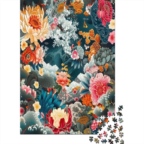 Blumes 1000 Teile,Impossible Puzzle,GesKükenlichkeitsspiel Für Die Ganze Familie, Erwachsenen Puzzlespiel Puzzel 1000pcs (75x50cm) von WudAnghao