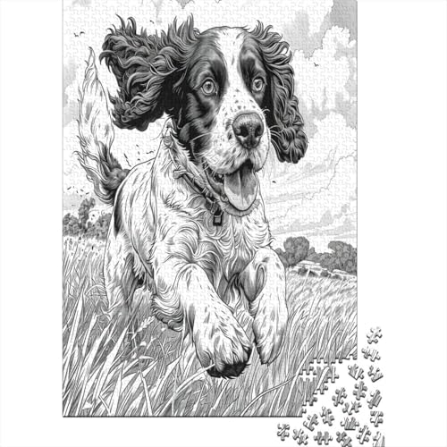 Springer Spaniel Puzzle 1000 Teile Puzzle Für Erwachsene Und Kinder Ab 14 Jahren Puzzel 1000pcs (75x50cm) von WudAnghao