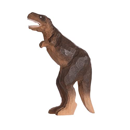 Wudimals - 40901 - Dinosaurier, Tyranosaurus Rex, Holz, handgeschnitzt, handbemalt, 13,5cm x 7cm von Wudimals