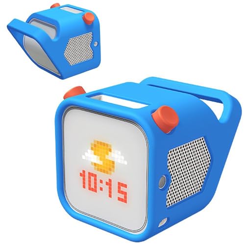 Silikonhülle für Yoto Player (3. Generation), Schutzhülle, passgenaue Schutzjacke, Anti-Rutsch-Silikon-Schutzhülle für Yoto Player Kinder Audio-Player Zubehör (Blau) von Wulachaka