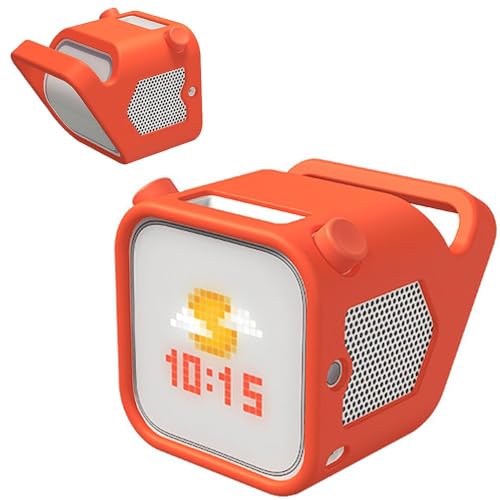 Silikonhülle für Yoto Player (3. Generation), Schutzhülle, passgenaue Schutzjacke, rutschfeste Silikon-Schutzhülle für Yoto Player Kinder Audio-Player Zubehör (Orange) von Wulachaka