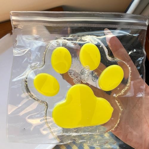 Cat Paw Squishy, Taba Squishy Cat Paw, Katzenpfoten Squishy Toy, Squishy Katze Pfote Squeeze Spielzeug zum Stressabbau, Anti Stress Sensory Fidget Toys für Kinder und Erwachsene von Wuyooprt