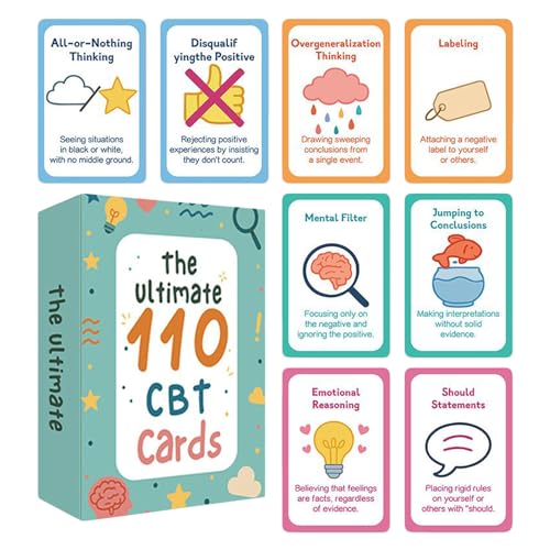 Wuyooprt Achtsamkeitskarten für Erwachsene | 110 Stück Bewältigungsstrategien Karten | Tragbare KVT Materialien für Persönliche Reflexion Klassenaktivitäten Workshop Familiengespräche | Erwachsene und Wuyooprt Achtsamkeitskarten für Erwachsene | 110 Stück Bewältigungsstrategien Karten | Tragbare KVT Materialien für Persönliche Reflexion Klassenaktivitäten Workshop Familiengespräche | Erwachsene und von Wuyooprt