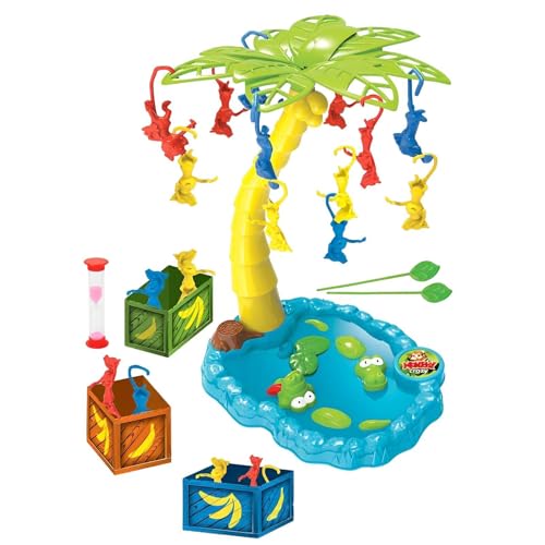 Wuyooprt Affen um Kleinkindspiel, AFFE -Spiel für Kinder - Kletterbaum Monkey Swing -Spiel,Pädagogische Eltern-Kind-Tabletop-Spielzeug interaktiver Wohnkultur für von Wuyooprt