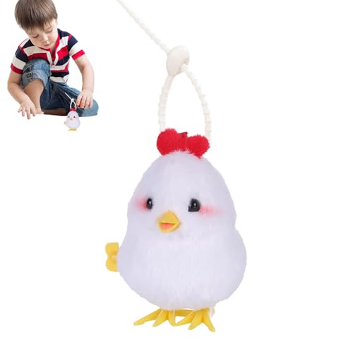 Wuyooprt Aufziehbares Hühnerspielzeug, Uhrwerkspielzeug,Strumpffüller Aufziehspielzeug Walking Clockwork Chicken Toys - Pädagogisches Aufziehtier-Uhrwerk-Küken-Spielzeug für kleine Preise, von Wuyooprt