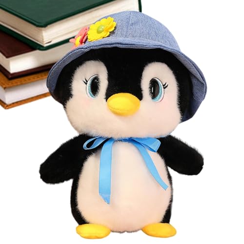 Wuyooprt Gefüllter Pinguin, Pinguin-Plüschtier,Cartoon-Puppe Kuscheltiere Plüsch - 9,8 Zoll Kinder-Plüschtierkissen, weiches Tier-Pinguin-Plüschspielzeug für Kinder, Erwachsene, Mädchen und von Wuyooprt