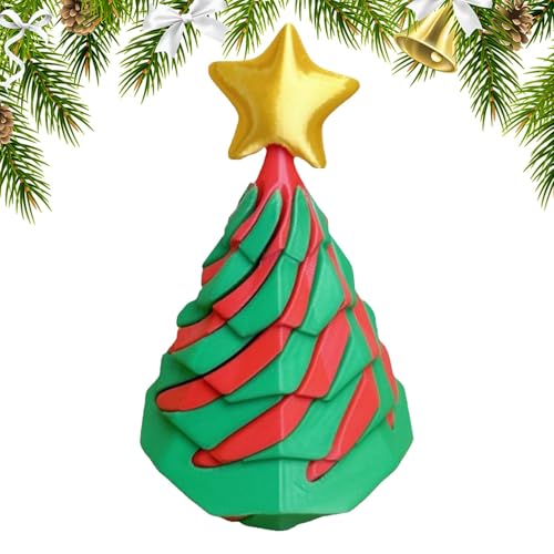 Wuyooprt Impossible Cone Fidget Toy,Spiral Fidget Cone - Weihnachtsbaum-Spielzeug zum Stressabbau | 3D-gedruckter Spiralkegel für den Schreibtisch, Schreibtischspielzeug zum Stressabbau für Kinder und von Wuyooprt