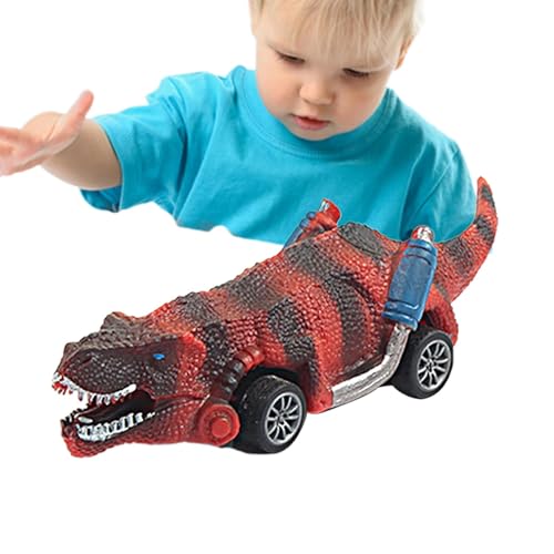 Wuyooprt Kinder-Dinosaurier-Auto, Dino-Autos | Zurückziehendes Dino-Fahrzeugspielzeug | Realistisches Dinosaurier-Spielzeug, kleine Autos zum Zurückziehen, Tierfahrzeuge, Spiele für von Wuyooprt