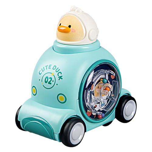 Wuyooprt Push Car Toy Spielzeug, Spielzeugauto für Kleinkind, Drücken Sie und gehen Sie EIN kleines Cartoon -Rennwagen, Bildungsreiseaktivitäten geschäftiger Würfelspielzeug, süßes dringendes von Wuyooprt