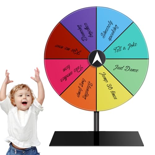 Wuyooprt Rad für Preise, Radspinner | Acrylrad des Fortune -Party -Spiels,Lucky Roulette Tabletop Game für Ausstellungen Carnivals Festivals Klassenzimmer Partys Versammlungen Wuyooprt Rad für Preise, Radspinner | Acrylrad des Fortune -Party -Spiels,Lucky Roulette Tabletop Game für Ausstellungen Carnivals Festivals Klassenzimmer Partys Versammlungen von Wuyooprt