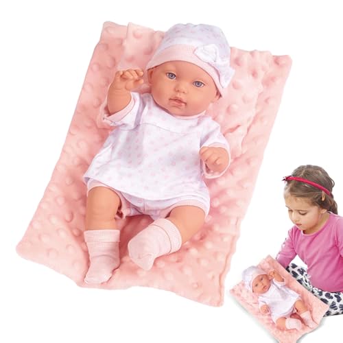 Wuyooprt Reborn Doll, realistische wiedergeborene Puppen | beruhigende Puppe - Realistisches -beruhigendes Spielzeug, 12 -Zoll -Schlaf -Begleiter -Simulationsfigur für Kinder von Wuyooprt