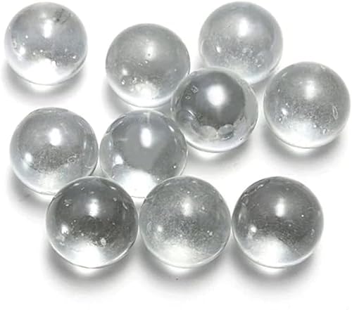 Wwyan 20 Stück 10 mm klare Glasmurmeln, massive Marmorperlen, Murmel-Spiele, springende Kugel, Flipper-Maschine für Vasen, Aquarien, Heimdekoration, Würfel und Marmorspiele, Sport und Outdoor-Spiele Wwyan 20 Stück 10 mm klare Glasmurmeln, massive Marmorperlen, Murmel-Spiele, springende Kugel, Flipper-Maschine für Vasen, Aquarien, Heimdekoration, Würfel und Marmorspiele, Sport und Outdoor-Spiele von Wwyan