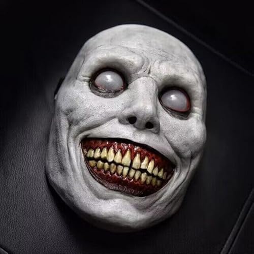 Wydexint Halloween Gruselige Maske, Halloween Maske-Lächelnder Dämon, gruseliger halloween demon, Halloween Party Kostüm PartyLatex Maske für Karneval Fasching Cosplay Requisiten für Damen Herren von Wydexint