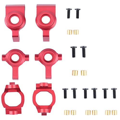 Wyerewel Metall-Lenkbecher C-Nabenrad für Hobby Smax 1621 1625 1631 1635 1651 1655 1/16 RC-Auto-Upgrade-Teile, A von Wyerewel