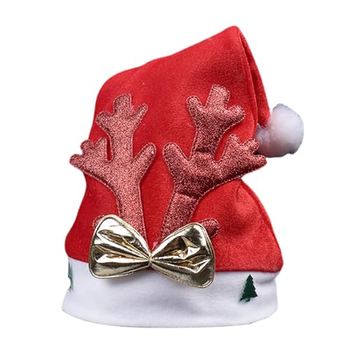 Wynrzyj Festliche Weihnachtsmütze Weiche Und Warme Weihnachtsfest Dicke Plüsch Kopfbedeckung Für Neujahrskleidung Und Komfort Weihnachten Erwachsene Für Frauen Bulk Kinder Wynrzyj Festliche Weihnachtsmütze Weiche Und Warme Weihnachtsfest Dicke Plüsch Kopfbedeckung Für Neujahrskleidung Und Komfort Weihnachten Erwachsene Für Frauen Bulk Kinder von Wynrzyj
