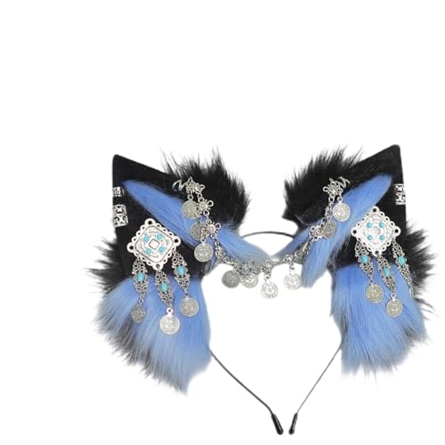 Wynrzyj Komfortable Tierische Ohrstirnbänder Halloween Kostüm Haarstück Für Cosplay Enthusiasten Rollenspiele Und Thematische Gelegenheit Pelzige Wolf Ohr Kopfbedeckung Für Halloween Wynrzyj Komfortable Tierische Ohrstirnbänder Halloween Kostüm Haarstück Für Cosplay Enthusiasten Rollenspiele Und Thematische Gelegenheit Pelzige Wolf Ohr Kopfbedeckung Für Halloween von Wynrzyj