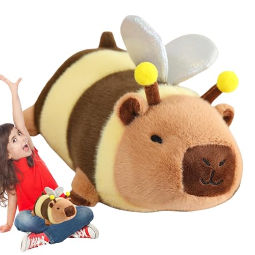 Wyttuubv Capybara Stofftier, Capybara Plüsch - 10-Zoll-Capybara-Plüschtiere - Realistische Tierplüsch-Heimdekoration, Kawaii-Spielzeugkissen und Plüschtiere für Freundinnen, Schwestern, Freunde von Wyttuubv