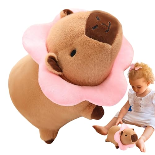 Wyttuubv Capybara Stofftier, Capybara Plüsch - 10-Zoll süße Capybara-Plüschtiere | Realistische Spielzeugkissen, Wurfkissen, Stoffpuppen, Tierplüsch-Wohndekoration für alle Altersgruppen, Kinder, von Wyttuubv