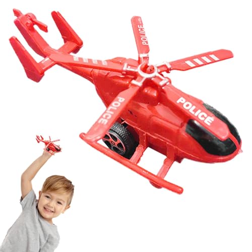 Wyttuubv Hubschrauber-Schiebespielzeug, Zurückziehbares Hubschrauberspielzeug | Hubschraubermodell mit drehbaren Propellern | Zurückziehbares Flugzeug, Flugzeugmodellspielzeug für und Mädchen von Wyttuubv