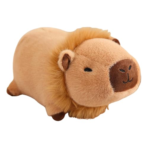Wyttuubv Süßes Capybara-Plüschtier, Capybara-Stofftier,10-Zoll-Capybara-Plüschtiere | Tragbare Spielzeugkissen und Plüschtiere, Kawaii-Wurfkissen-Stoffpuppen für Geburtstags- und von Wyttuubv