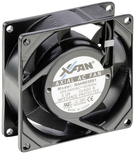 X-Fan RAH8038S1 Axiallüfter 230 V/AC 36 m³/h (L x B x H) 80 x 80 x 38mm von X-Fan