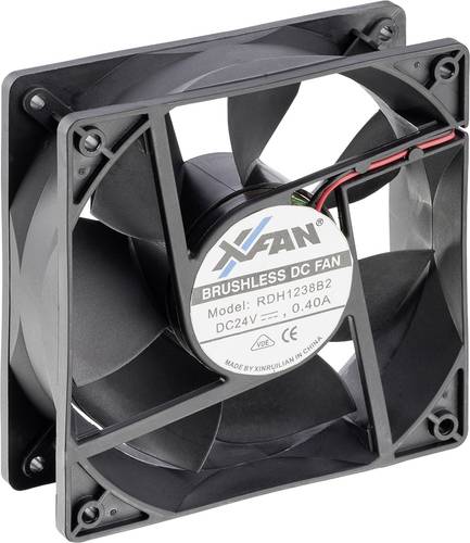 X-Fan RDH1238S Axiallüfter 24 V/DC 217.8 m³/h (L x B x H) 120 x 120 x 38mm von X-Fan