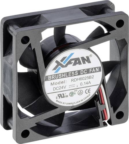 X-Fan RDH6025B2 Axiallüfter 24 V/DC 33 m³/h (L x B x H) 60 x 60 x 25mm von X-Fan