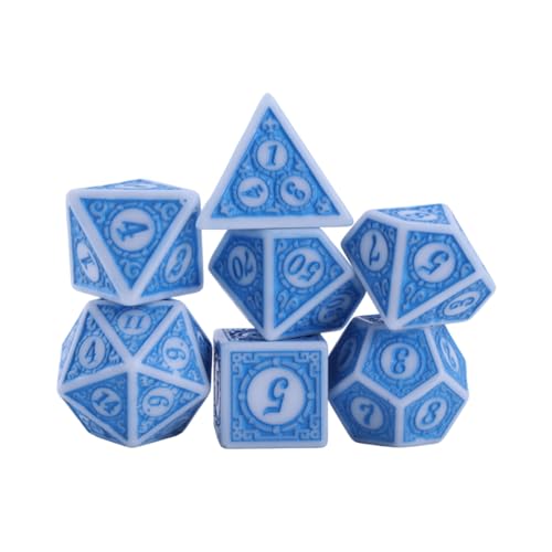 7 Teile/Paket D20 Anzahl Polyhedral Würfel Party Familie Pädagogisches Spielzeug Unterhaltung Würfel Set von X-Institute