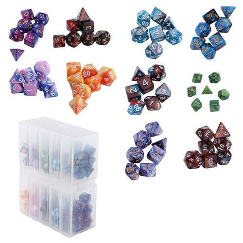 70Pcs D20 Anzahl Würfel Polyhedral Würfel Party Familie Kid Pädagogisches Spielzeug Unterhaltung Würfel von X-Institute