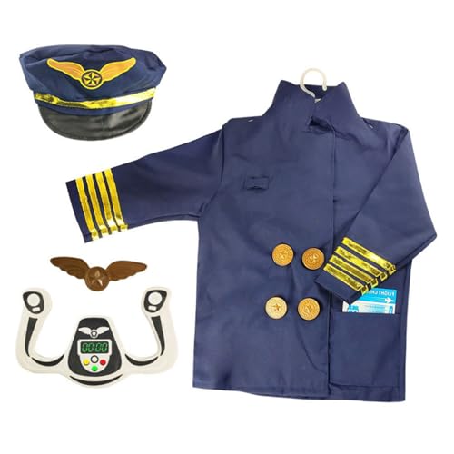 Arzt Kostüm Set Für Jungen Mädchen Kinder Feuerwehrmann Rollenspiel Outfit Mit Hut Halloween Cosplay Anzieh Outfit Set Richter Kostüm Outfit Arzt Kostüm Set Halloween Feuerwehrmann Rollenspiel von X-Institute