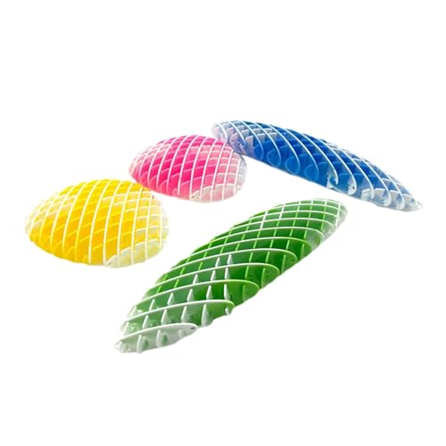 X-Institute 3D Wurm Squeeze Stretchy Spielzeug Popping Transform Stress Relief Twist Spielzeug Parodie Praktische Witz Spielzeug Für ADDTherapy 4PCS von X-Institute