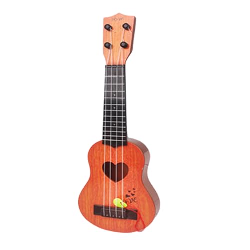 X-Institute Anfänger Ukulele Spielzeuggitarre 38 cm Simulationsmusikinstrument Tragbares Zubehör Für Kinder Mit Paddel Lieferumfang Enthalten von X-Institute