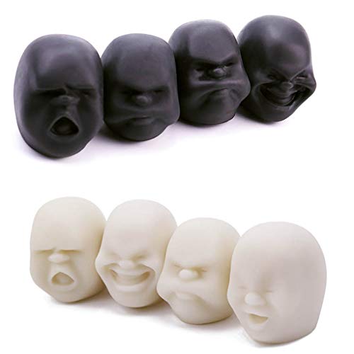 X-Institute Gesichtsentlüftungsball Dekompressionsspielzeug Dekompressionsball Menschliches Gesicht Kneten Weichem von X-Institute