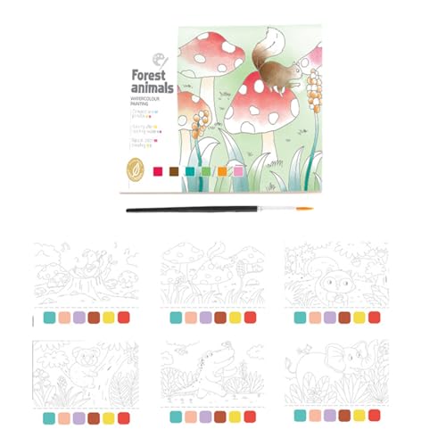 X-Institute Kreatives Aquarellfarben Set Bilderbuch Helle Robuste Pigmente Modisches Accessoire Für Künstlerischen Spaß Täglichen Gebrauch von X-Institute