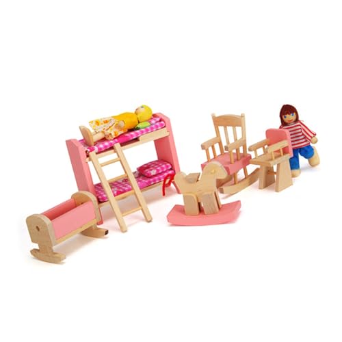 X-Institute Miniaturmöbel Modell Puppenhäuser Schlafzimmer Wohnzimmer Küche Esszimmer Zubehör Realistisches Spielset 1:12 von X-Institute