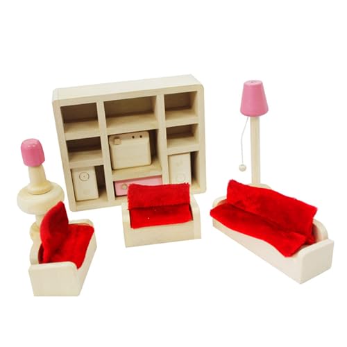 X-Institute Miniaturmöbel Modell Puppenhäuser Schlafzimmer Wohnzimmer Küche Esszimmer Zubehör Realistisches Spielset 1:12 von X-Institute