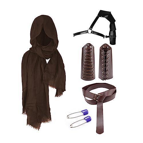 X-Institute Mittelalterlicher Ritter Rollenspiel Cosplay Kostüm Outfit Set Halloween Ritter Dress Up Requisiten Mittelalterlicher Ritter Kit Mittelalterliches Ritterkostüm von X-Institute