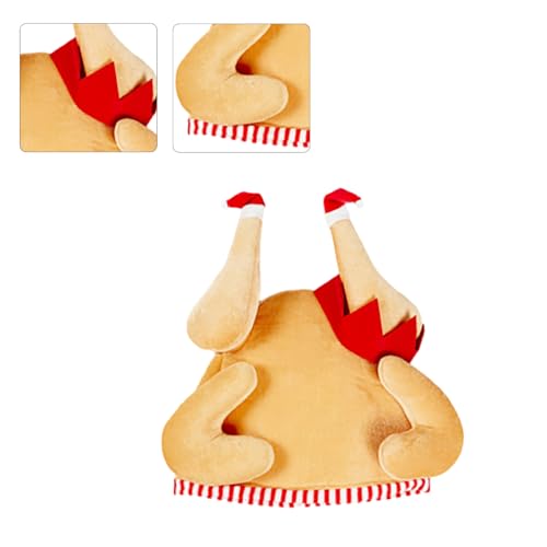 X-Institute Niedliche 3D Hut In Truthahnform Lustige Weihnachtsmütze Persönlichkeit Karneval Party Erntedankfest Unisex Lässig Für Erwachsene Erntedankmützen Für Erwachsene Erntedankmützen Lustige von X-Institute